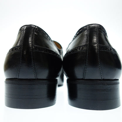 Very good condition ◆ Testoni leather loafers men's 6.5 black testoni [AFC33] 