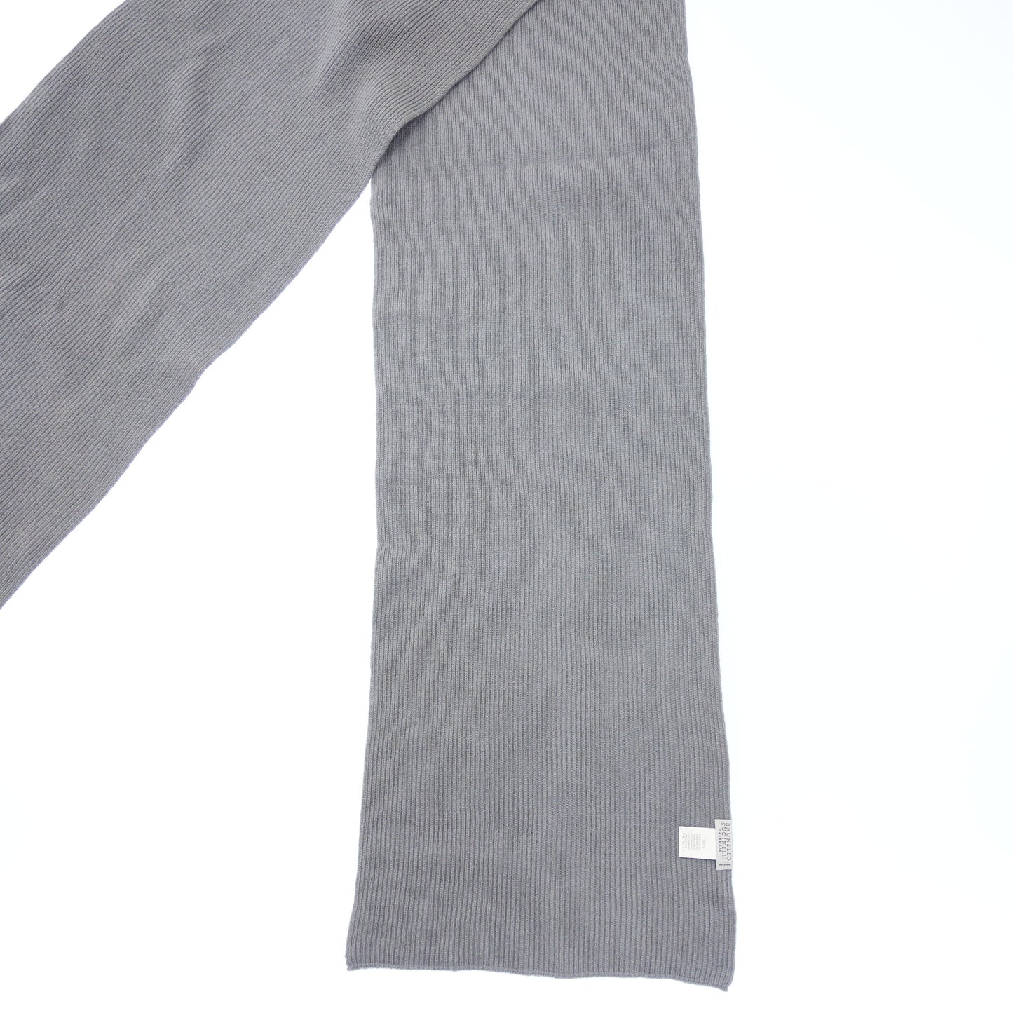Good condition◆Brunello Cucinelli scarf 100% cashmere gray BRUNELLO CUCINELLI [AFI21] 