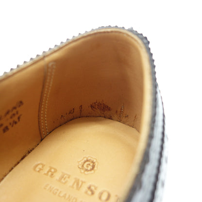 未使用 ◆Grenson 皮鞋 Full Brogue 22356 BATH 男式 8.5 棕色 Grenson [AFD2] 