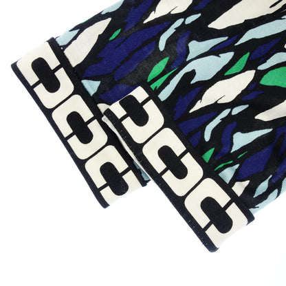 美品◆ダイアンフォンファステンバーグ ワンピース シルク 総柄 レディース マルチカラー サイズ0 DIANE VON FURSTENBERG【AFB53】