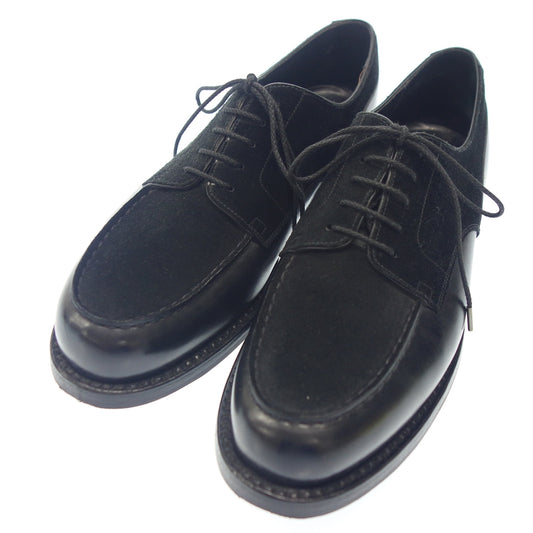 Good condition◆JM Weston golf leather shoes 641 suede combination black size 8D JMWESTON [LA] 