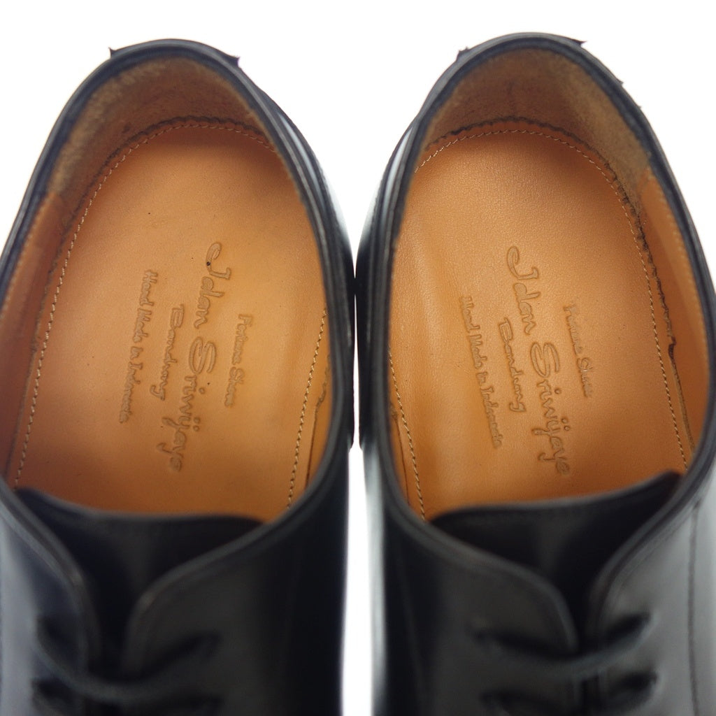 Like new◆Jalan Sriwijaya Leather Shoes 98490 U Tip Men's Black Size 8.5 Jalan Sriwijaya [AFD14] 