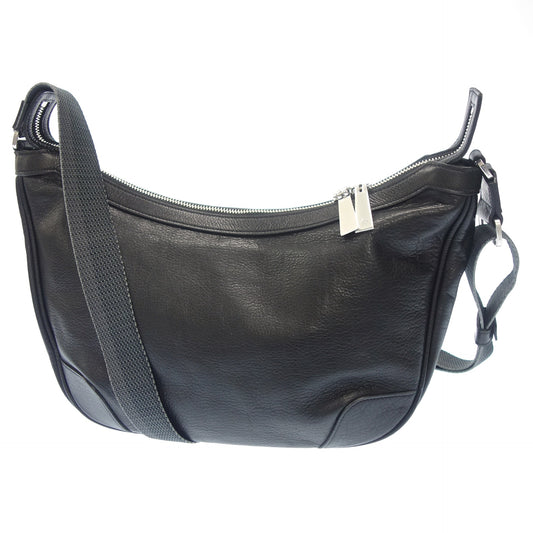 Aniary leather shoulder bag silver hardware black aniary [AFE12] [Used] 