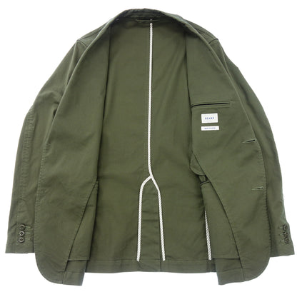 Used ◆ BEAMS 2B Jacket 11-16-1072 Cotton Stretch Men's Olive BEAMS [AFB24] 