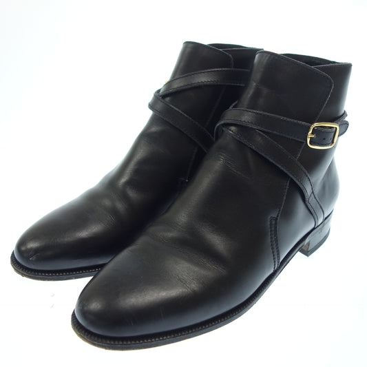 Good condition ◆ Tanino CRISCI leather boots A94686 Black Ladies 34 TANINO CRISCI [LA] 