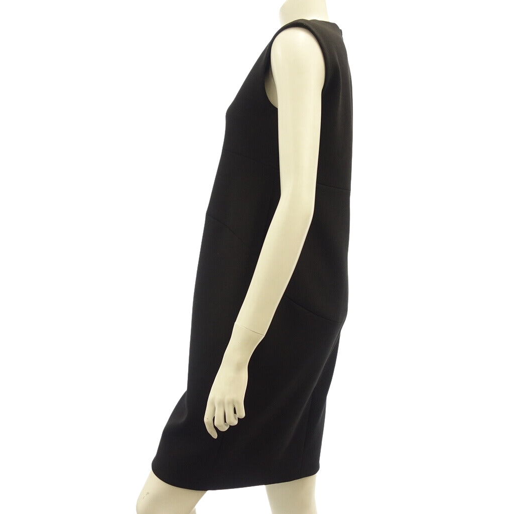 Very good condition ◆ Yoko Chan Sleeveless Dress Pearl Women's Black Size 38 YED-117-010 YOKO CHAN [AFB4] 