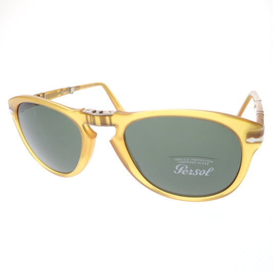 Very good condition ◆ Persol sunglasses OPO0714 Foldable Havana Clear Yellow 54□21-140 With box Persol [AFI18] 