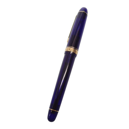 Very good condition◆Platinum Century Fountain Pen #3776 585 engraving Nib 14K Blue x Gold PLATINUM [AFI8] 