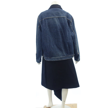 Good condition ◆ Sacai 23AW One Piece Denim Dress 23-06813 Women's Indigo x Black Size 3 Sacai [AFA10] 