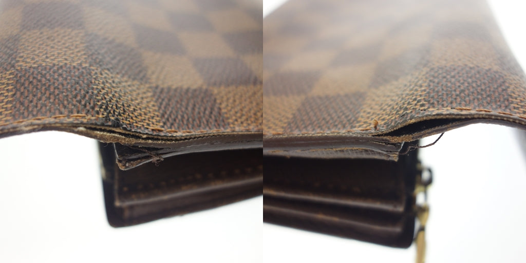 Used ◆Louis Vuitton Wallet Damier Portefeuille Sara N61726 Brown Louis Vuitton [AFI6] 