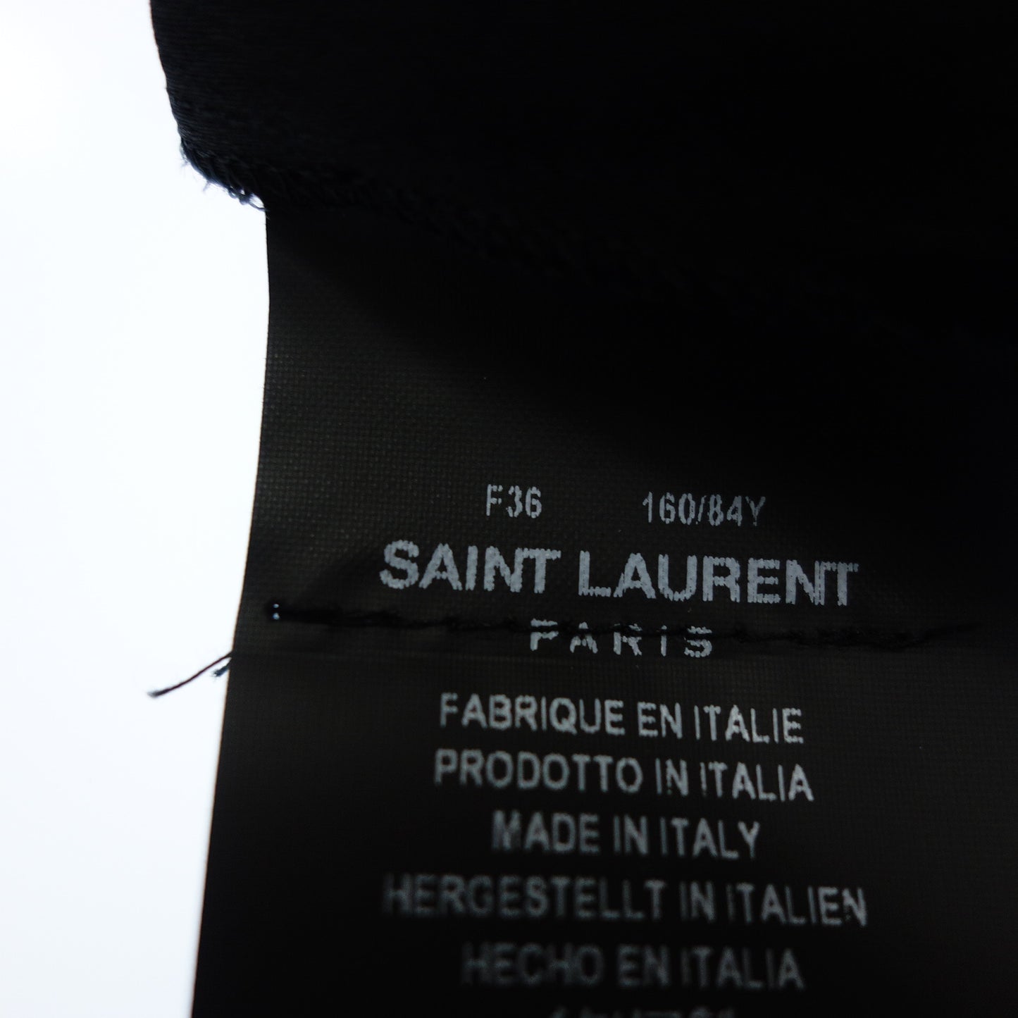 Saint Laurent Blouse 454629 Women's Black F36 SANIT LAURENT [AFB15] [Used] 