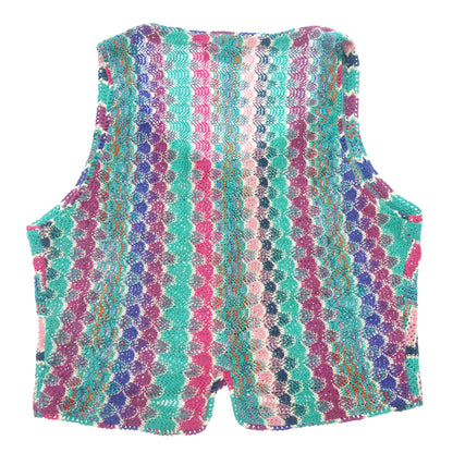 Good condition ◆ Missoni knit vest ladies multicolor 46 MISSONI [AFB4] 