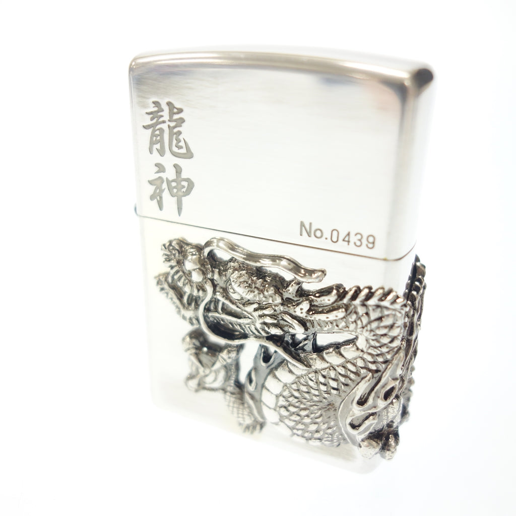 二手 ◆Zippo 龙神 银 No.0439 2006 年制造 ZIPPO [AFI13] 