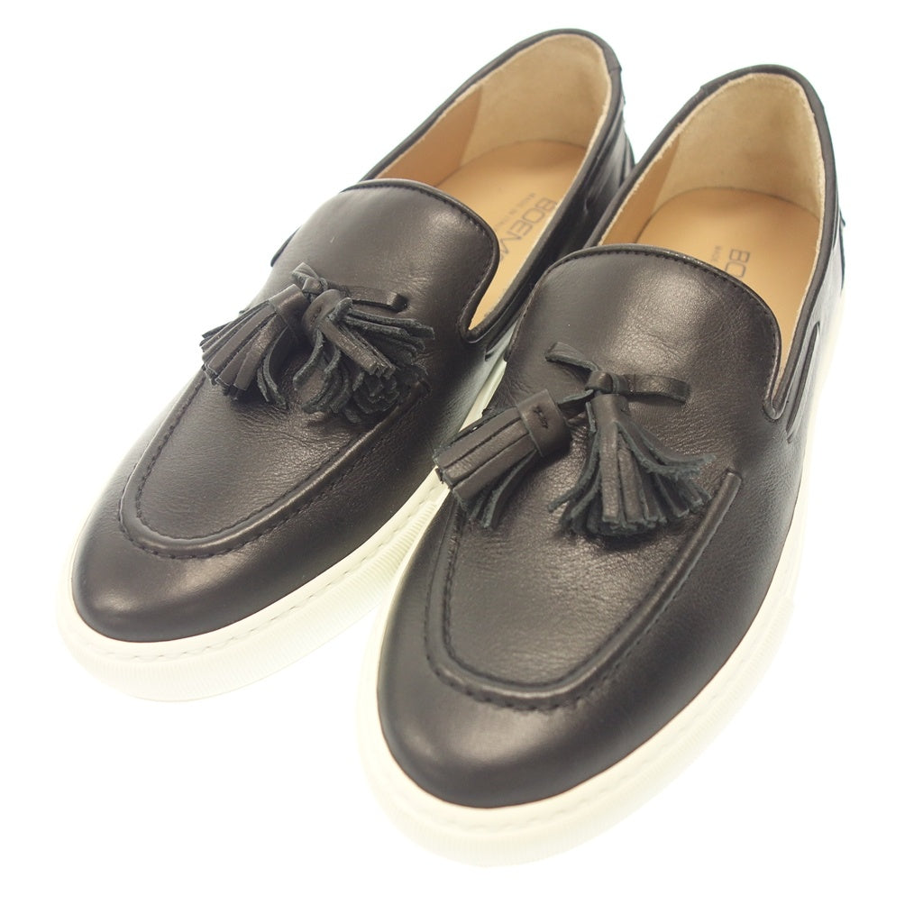 Very good condition◆BOEMOS sneakers tassel BOM-E9-4845 Men's Black Size 41 BOEMOS [AFD14] 