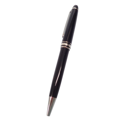 Like new◆Mont Blanc Ballpoint Pen Meisterstuck Silver Rotating Black Series MONT BLANC [AFI21] 