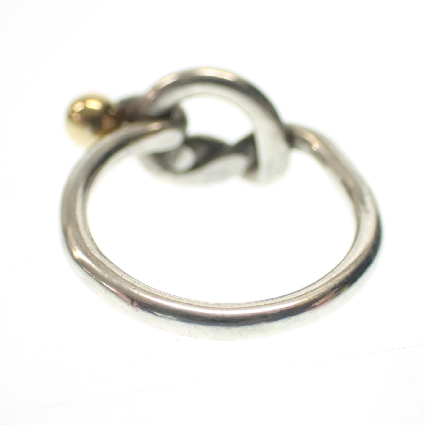 Beautiful item◆Tiffany Hook &amp; Eye Love Knot Ring 925×750 Silver No. 9 Tiffany&amp;Co [LA] 