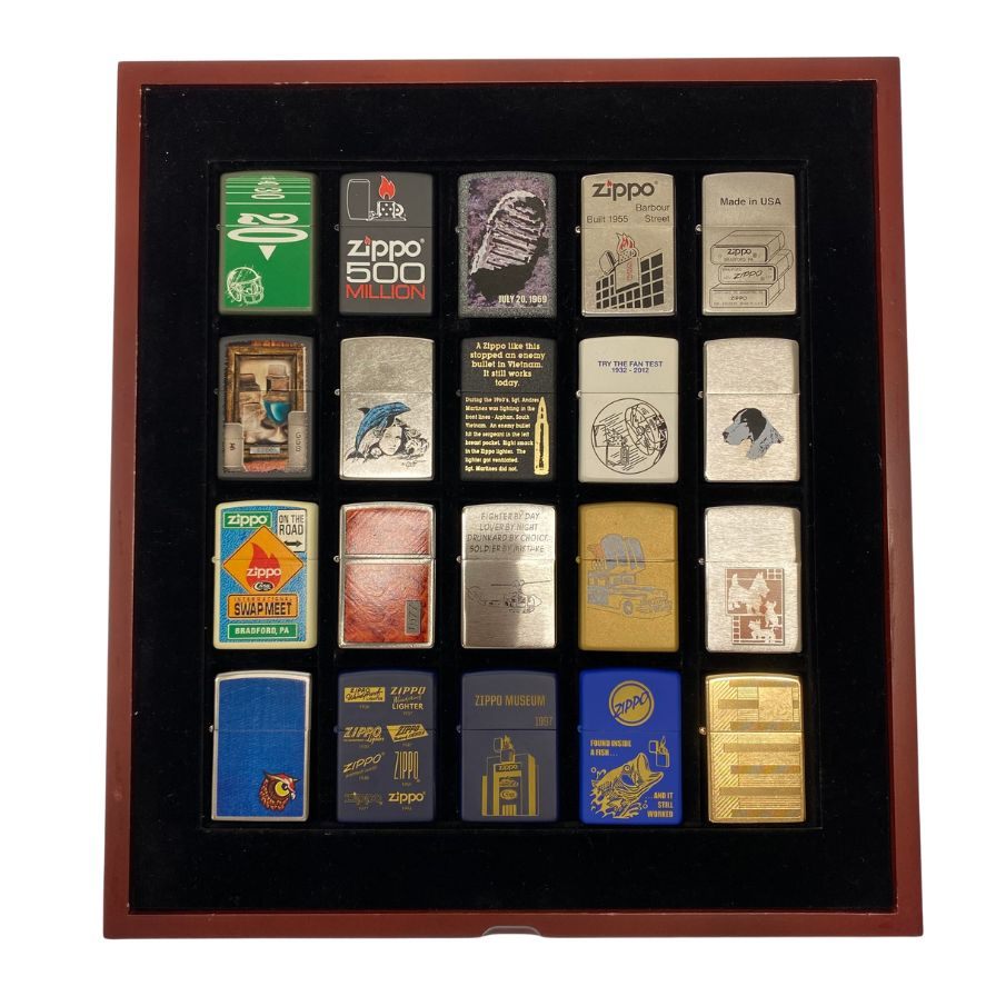 Zippo Collection 带盒 20 件 x 4 套共 80 件 2010 年 ZIPPO COLLECTION [AFI26] [二手] 