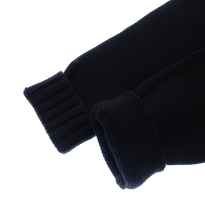 Used ◆ Giorgio Armani Sweater Knit Blouson Wool Men's Black Size 54 GIORGIO ARMANI [AFB15] 
