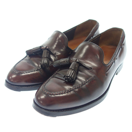 Used ◆Alden leather shoes tassel loafers cordovan brown US7 equivalent Alden 