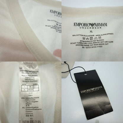 Used ◆ Emporio Armani Undershirt Size XL White Men's EMPORIO ARMANI [AFB12] 