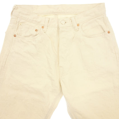 Good Condition◆Warehouse Denim Pants Lot900XX Slim Men's Ecru White Size W32 L32 WAREHOUSE &amp; CO. SLIM [AFB37] 