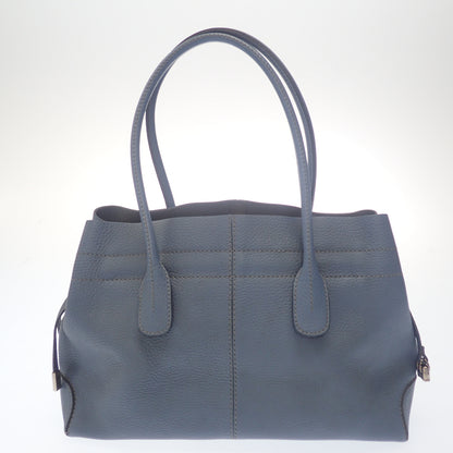 Used ◆Tod's Tote Bag Leather Sky Blue TOD'S [AFE10] 