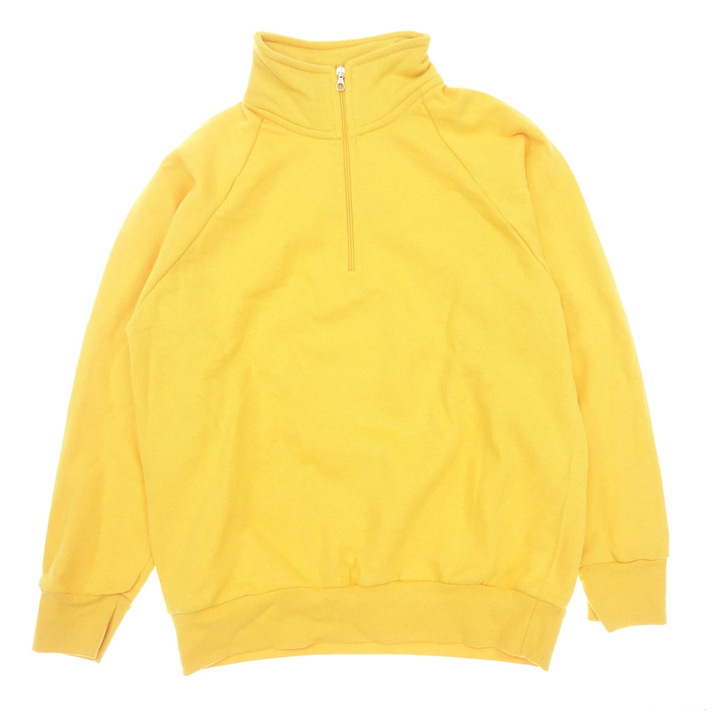 Like new◆Vesti Tops Half Zip Sweatshirt Men's Yellow Size M VESTI [AFB54] 