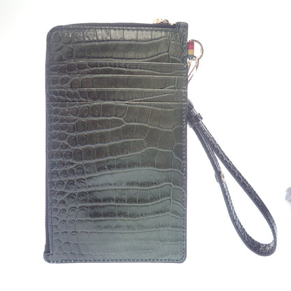 Good Condition◆Paul Smith BPW515 Croco Embossed Leather Wallet Case Paul Smith [AFI9] 