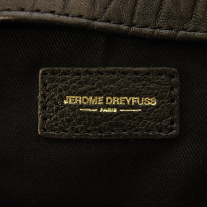 状况非常好◆JEROME DREYFUSS 手提包 Billy 2way 手皮革黑色 JEROME DREYFUSS BILLY [AFE12] 