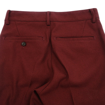 Good condition ◆ Mr. Olive Pants Trousers Polyester Twill Fabric Men's Wine Red Size XS Mr. OLIVE [AFB24] 