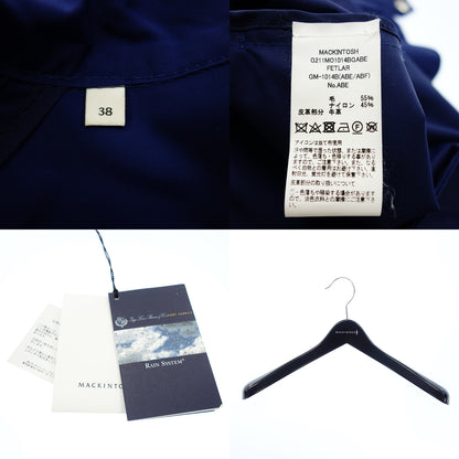 Mackintosh coat Loro Piana rain system men's blue 38 Mackintosh [AFA3] [Used] 