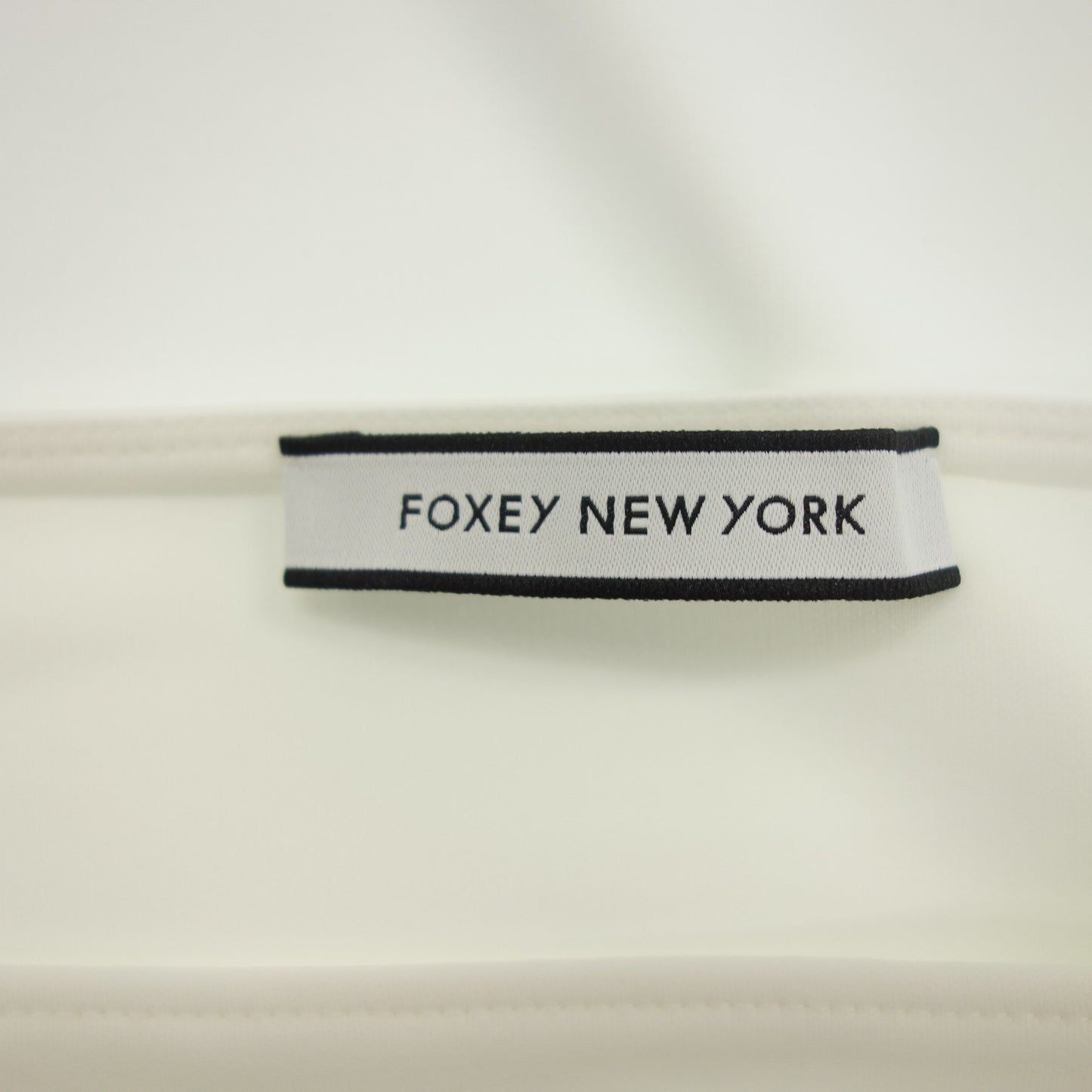 状况良好 ◆ FOXEY NEW YORK T 恤针织 39193 女式白色 40 码 FOXEY NEW YORK [AFB52] 