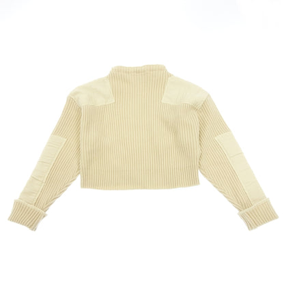 Good condition◆Fumika UCHIDA long sleeve knit wool ladies white size 36 FU-E-KT004 FUMIKA UCHIDA [AFB9] 