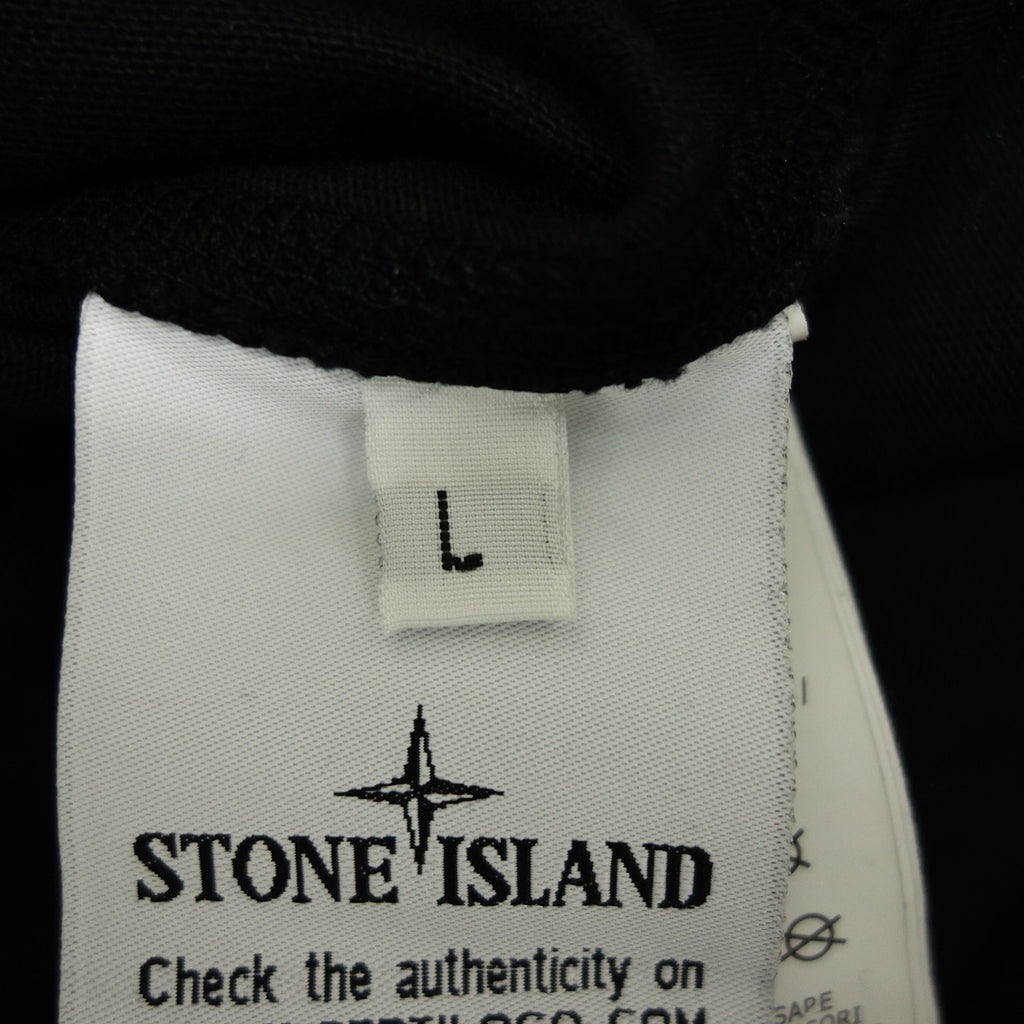 品相良好◆Stone Island Sweat 正品男式 L 码黑色 721564450 STONE ISLAND [AFB39] 