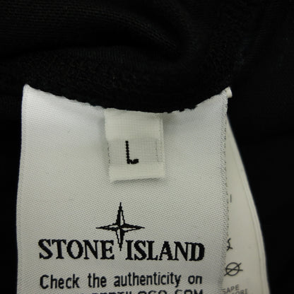 Good Condition◆Stone Island Sweat Genuine Men's L Size Black 721564450 STONE ISLAND [AFB39] 