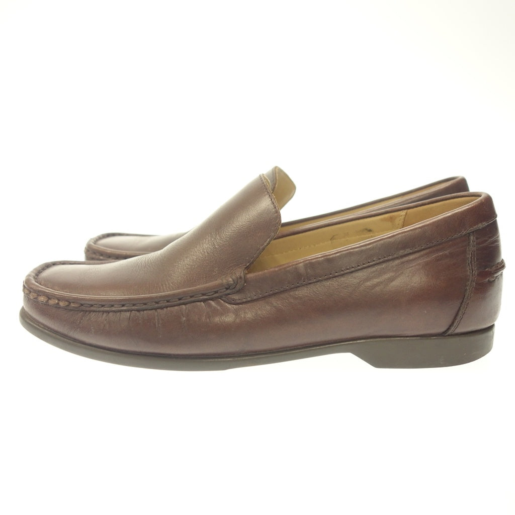 Good condition◆Regal ✕ Geox slip-on men's brown size 27 REGAL GEOX [AFC34] 