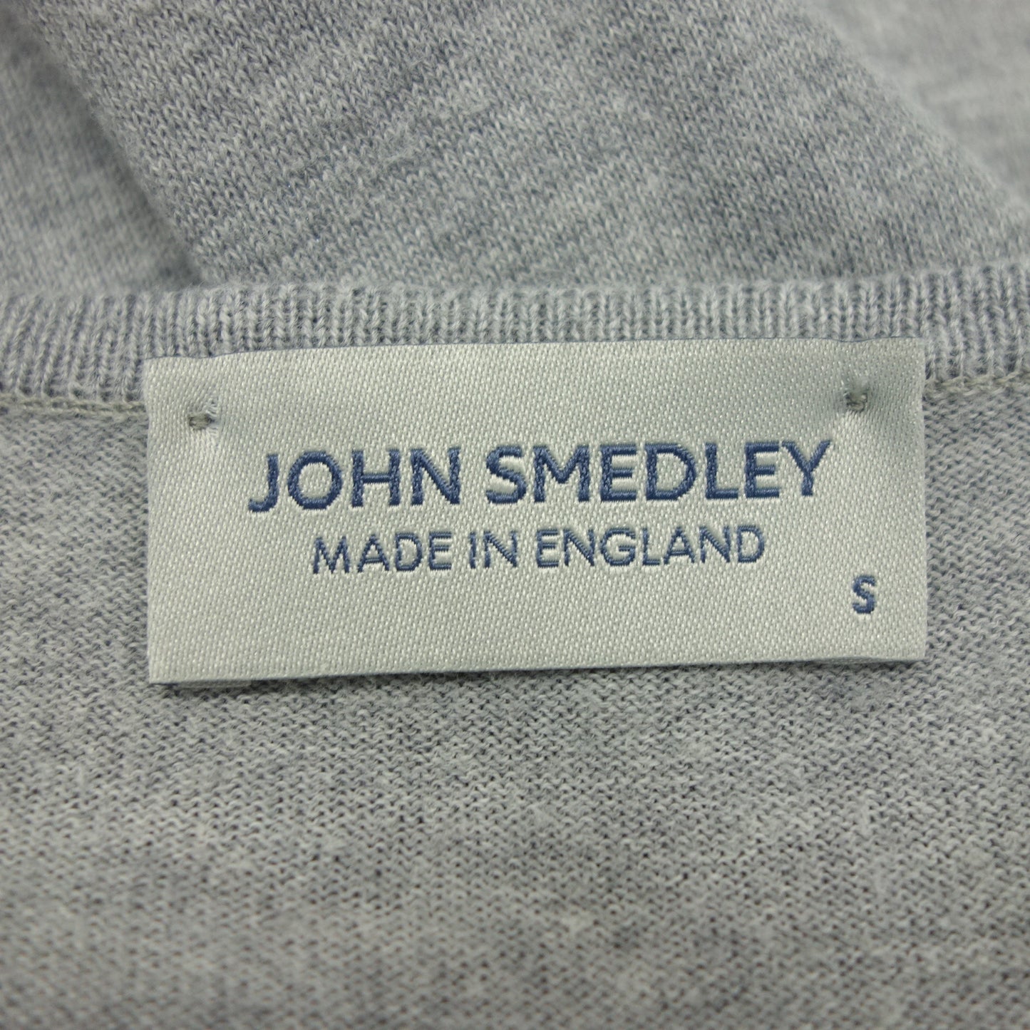 ジョンスメドレー 半袖Tシャツ メンズ グレー サイズS JOHN SMEDLEY【AFB54】【中古】