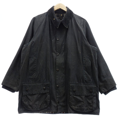 バブアー コート ビューフォート オイルド ブラック メンズ M Barbour BEAUFORT【AFA6】【中古】