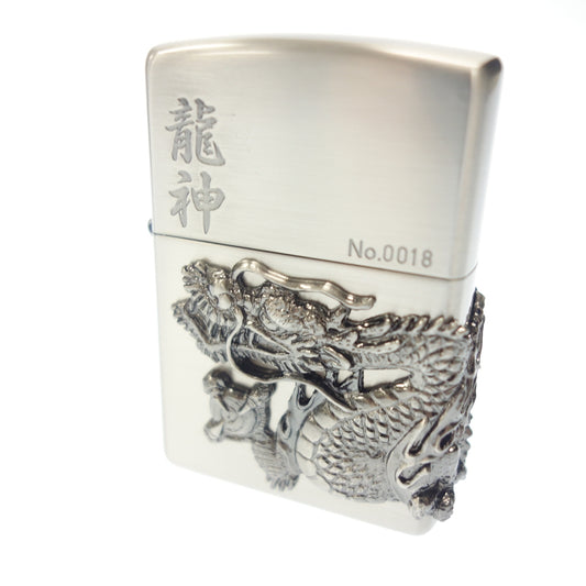 中古◆ジッポー 龍神 シルバー No.0018 2007年製 ZIPPO【AFI13】