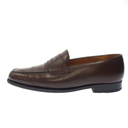 二手 ◆John Lobb 皮鞋乐福鞋 LOPEZ 洛佩兹男士 7.5E 棕色 JOHN LOBB [LA] 