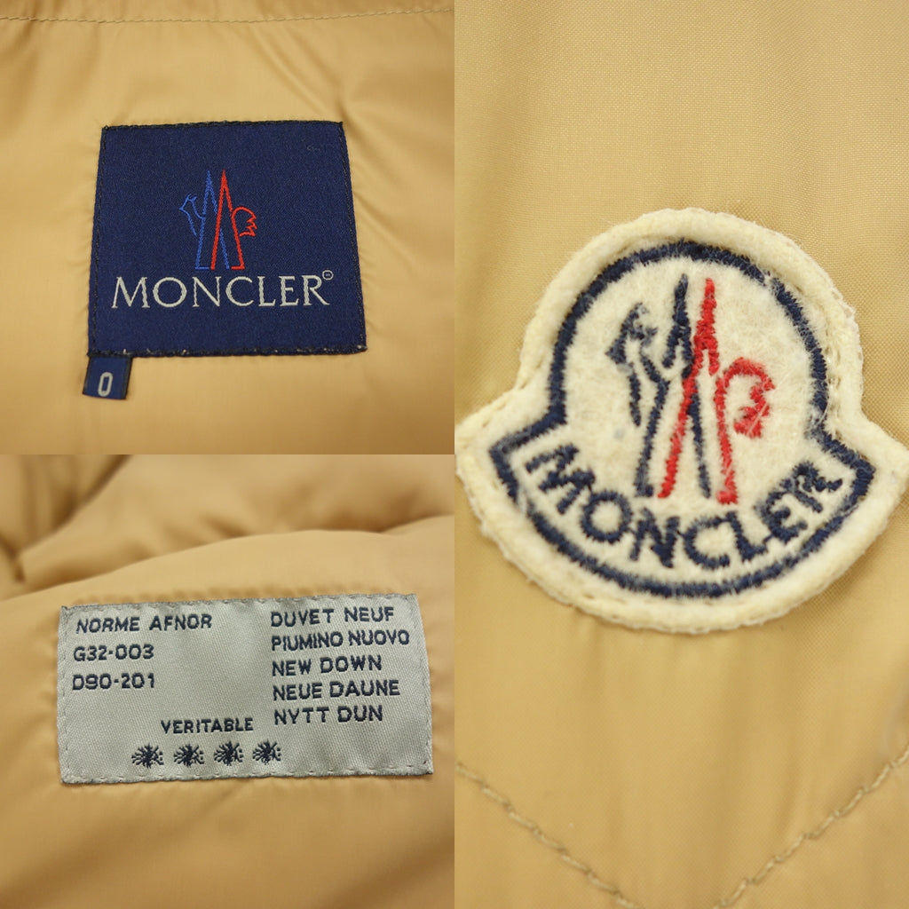 Used ◆Moncler Down Jacket Karakorum Men's Yellow Size 0 MONCLER [AFA17] 