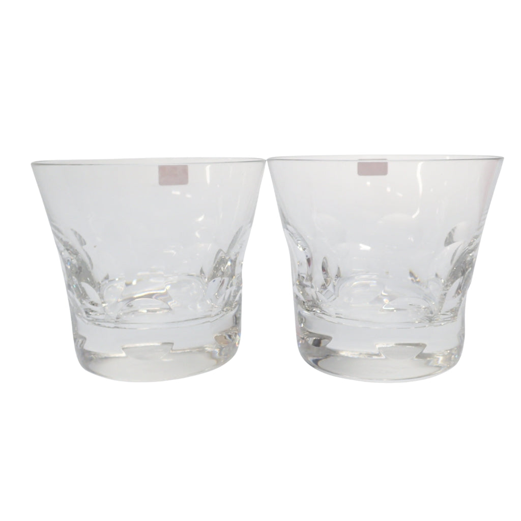 Very good condition ◆ Baccarat rocks glass Beluga Baccarat Beluga set of 2 [AFI22] 