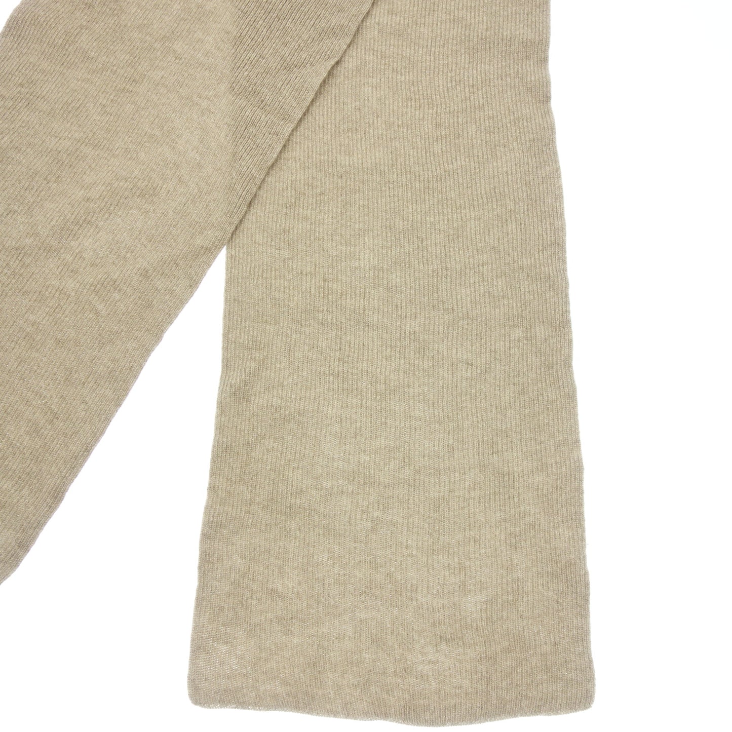 Brunello Cucinelli Knit Scarf Cashmere Beige BRUNELLO CUCINELLI [AFI22] [Used] 