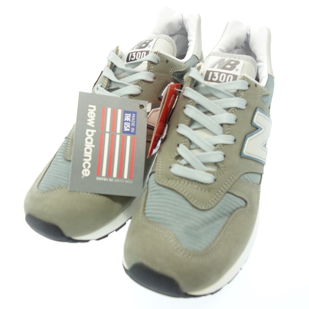 未使用◆ニューバランス スニーカー M1300 JP2 USA製 スティールブルー メンズ グレー系 サイズ28.5cm NEW BALANCE【AFD14】