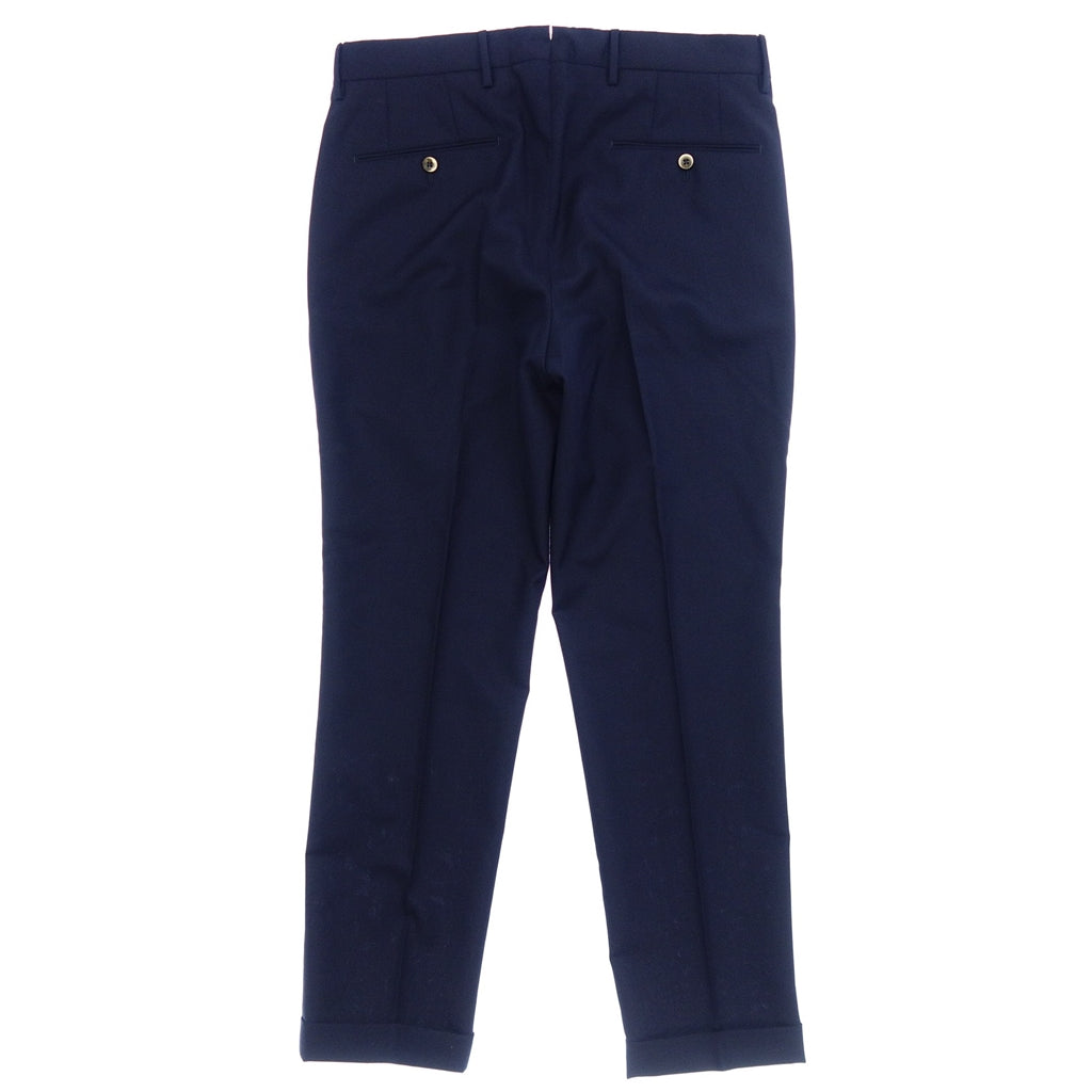 Very good condition ◆Pty Zero Uno slacks pants Super 100s Gentleman Fit Men's Navy Size 46 PT01 GENTLEMAN FIT [AFB4] 