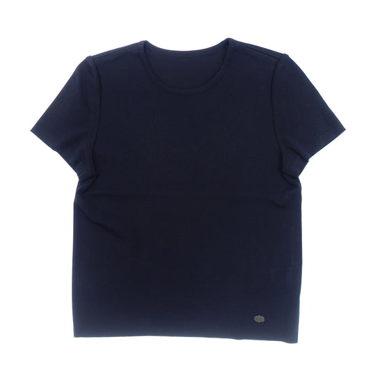 Good Condition ◆ FOXEY NEW YORK T-shirt Knit 34663 Women's Navy Size 42 FOXEY NEW YORK [AFB28] 