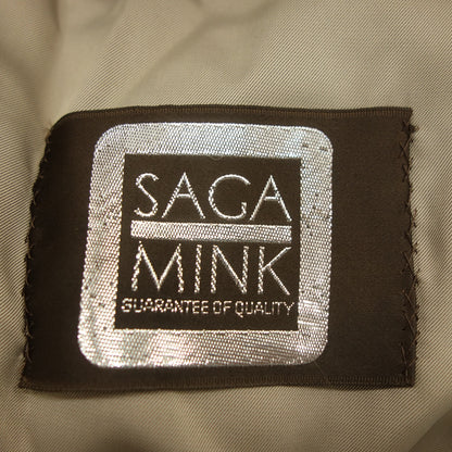 SAGA MINK 半外套 粉彩水貂 女式 棕色 11 SAGA MINK [AFF23] [二手] 