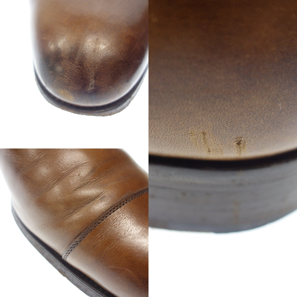 Used Edward Green Leather Shoes Chelsea Barneys New York Custom Made Men's Size 8.5E Brown EDWARD GREEN [LA] 