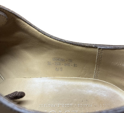 Very good condition◆JM Weston leather shoes 641 golf Russian calf brown 6.5E JMWESTON 