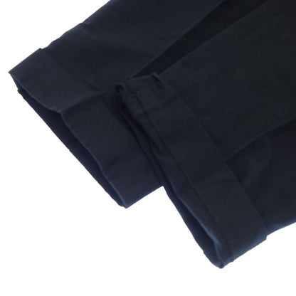 Good Condition◆Berwich Side Adjuster Pants Cotton &amp; Linen Men's Black Size 48 BERWICH [AFB33] 